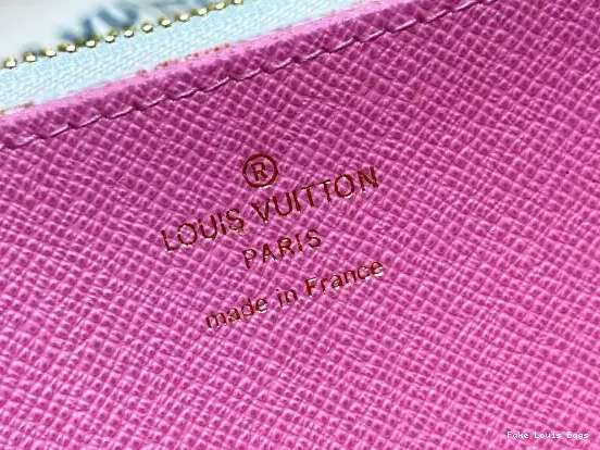 Rep ladies cm WALLET-19.5*10.5*2.5 VUITTON LOUIS ZIPPY 0606